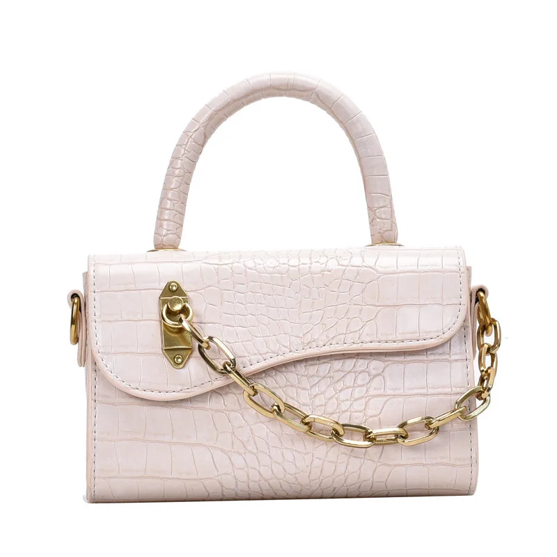 

New Bag Women 2021 Trendy Solid Chain Handbag Fashion Cellphone Black Bag Cross Shoulder Bag Leather Tote Bag Small Square Bag