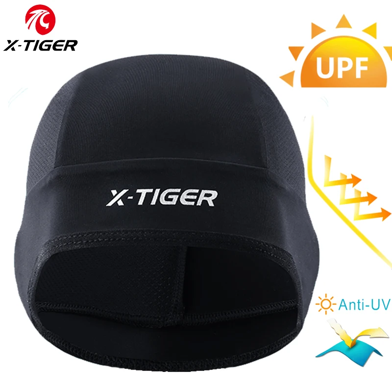 

X-TIGER Cycling Caps Summer Ice Silk Breathable Bicycle Cap Headwear Cycling Running Hiking Anti-UV Sweat-absorbent Bike Caps