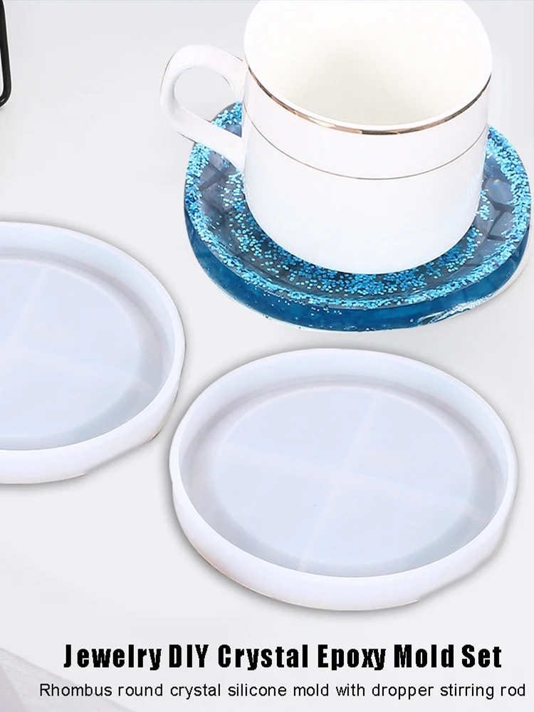 

26Pcs/set DIY Mould Pen Holder Mold Candle Holder with Dropper and Stirring Rod Crystal Epoxy Silicone Mold CraftS