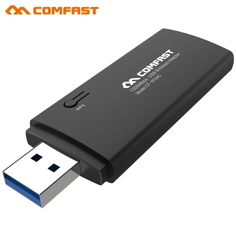 COMFAST сетевые карты-912AC 2 4G/5 8 GHz 1200Mbps гигабитный двухдиапазонный USB 3 0 Wi-Fi