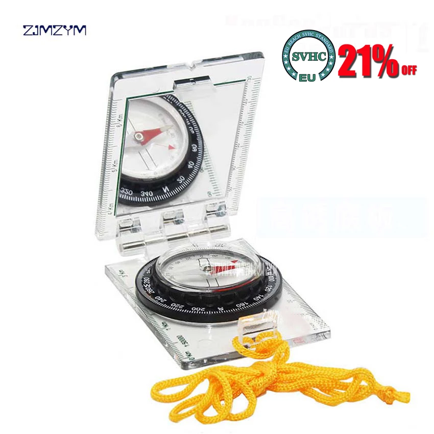 

50pcs/lot Belt compass protractor map compass Inclinometer slope angle measurement compass / protractor map compass MA-36-6