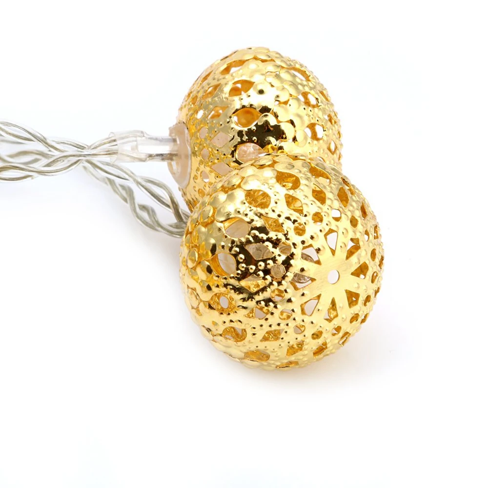 Светодиодный гирлянда с заглушкой 6 м 40 светодиодный Золотой марокканский