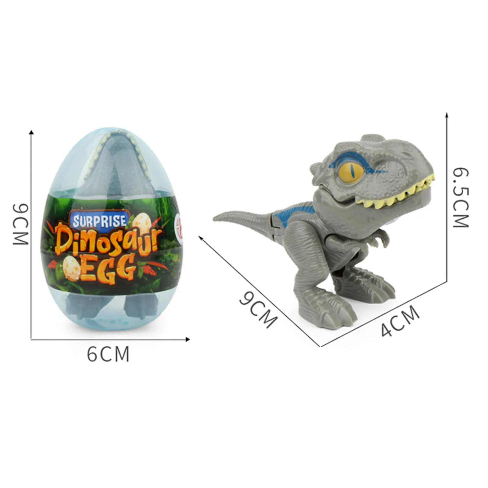 

Creative Tyrannosaurus Model Dinosaur Toy Finger Dinosaur Egg Toy Flexible Interesting Easy Operation Plastic Dinosaur Egg Kit