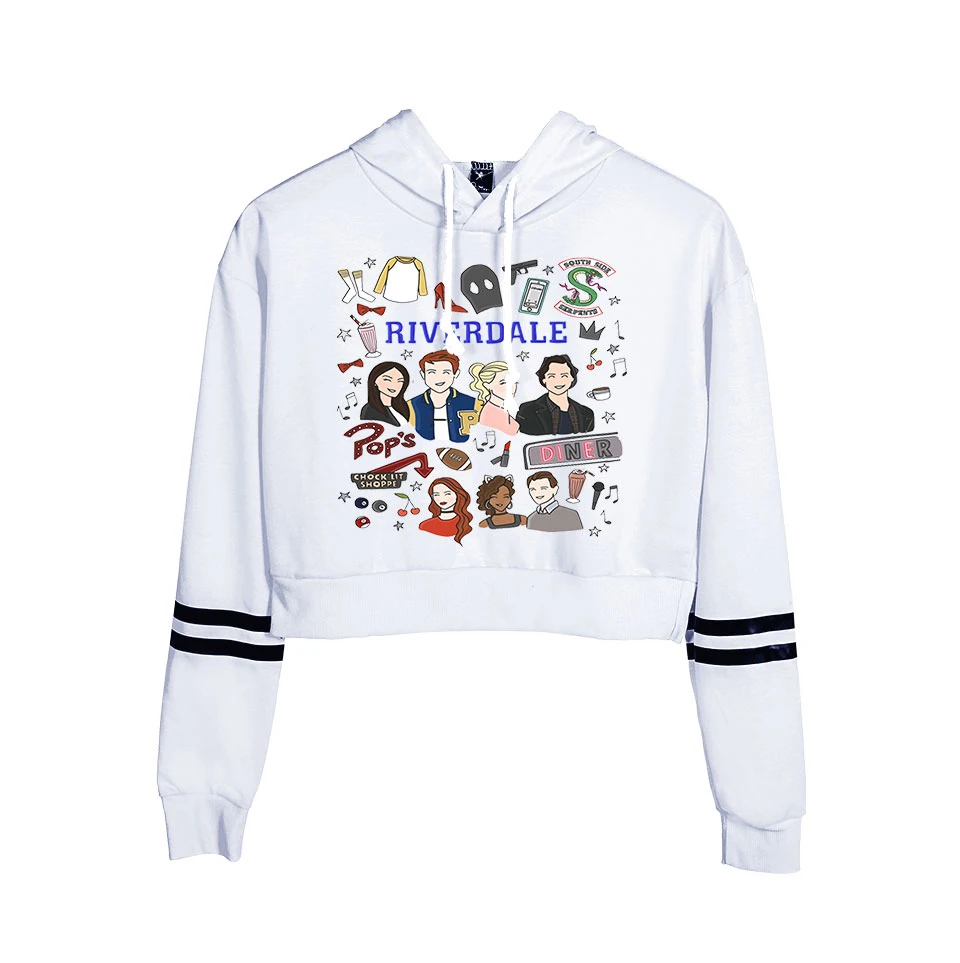 

Riverdale South Side Serpents Print Hoodies Long Sleeve Shirts Women's Sweatshirt Harajuku Hoodies