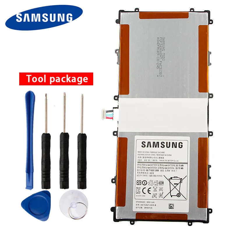 Оригинальный высококачественный аккумулятор Samsung SP3496A8H для Google Nexus 10 GT P8110 HA32ARB 9000