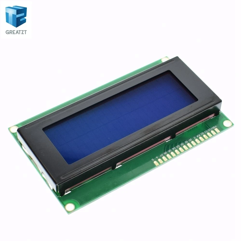 Плата lcd 2004 20*4 lcd 20X4 5V синий экран lcd 2004 Дисплей lcd модуль lcd 2004 Зеленый для arduino