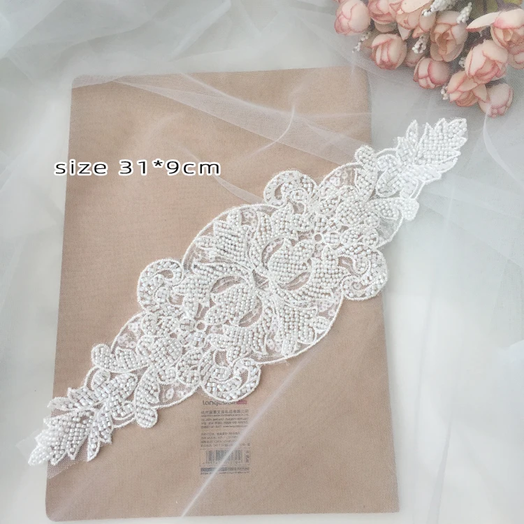 Оптовая цена 1 шт./лот Свадебная черно-белая Горячая роскошная кружевная