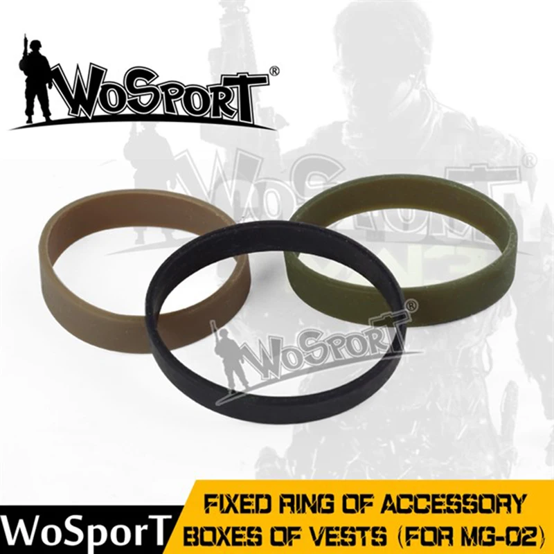 Wosport тактическое фиксированное кольцо для жилета аксессуары коробки внешняя