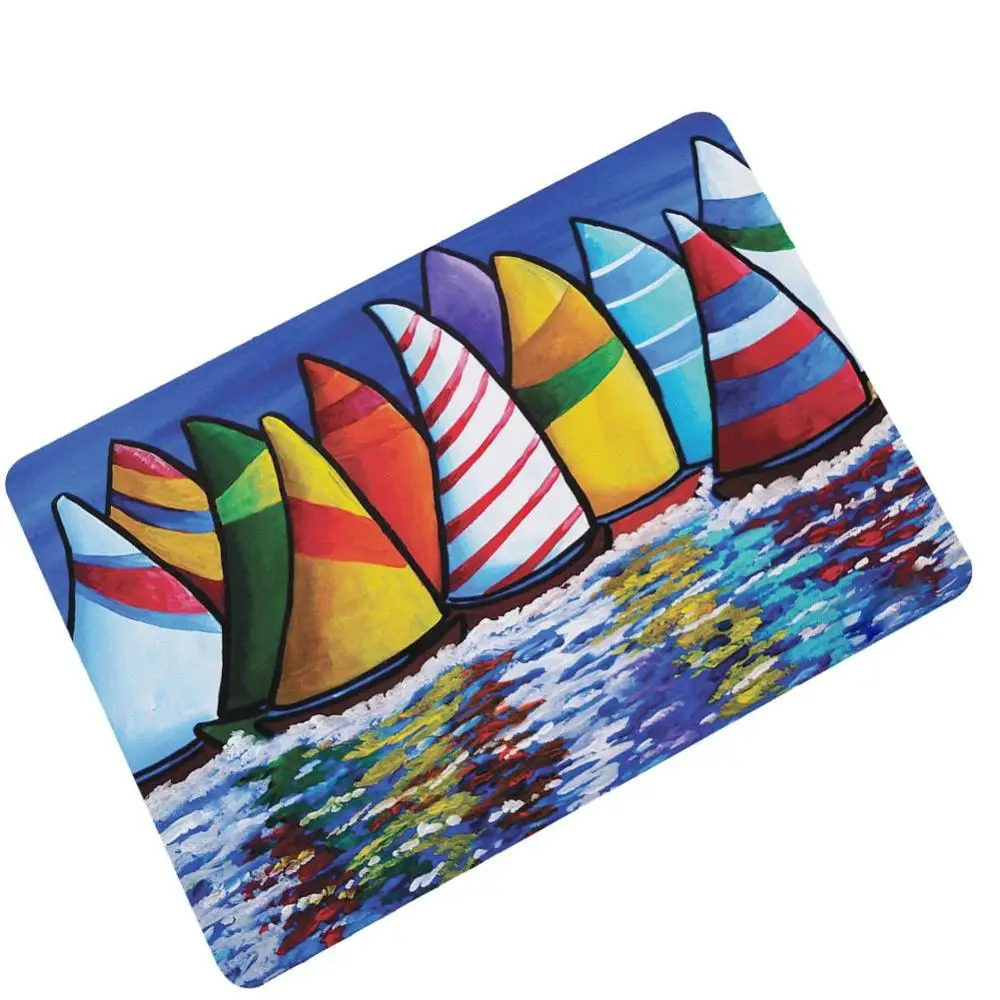 Новые пляжные противомасляные коврики для входной двери Противоскользящие