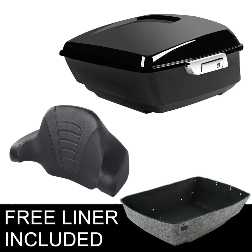 Мотоцикл King Pack багажник спинка для Harley Tour Pak Touring Electra Glide Road Street 2014 2020|harley trunk|tour pak