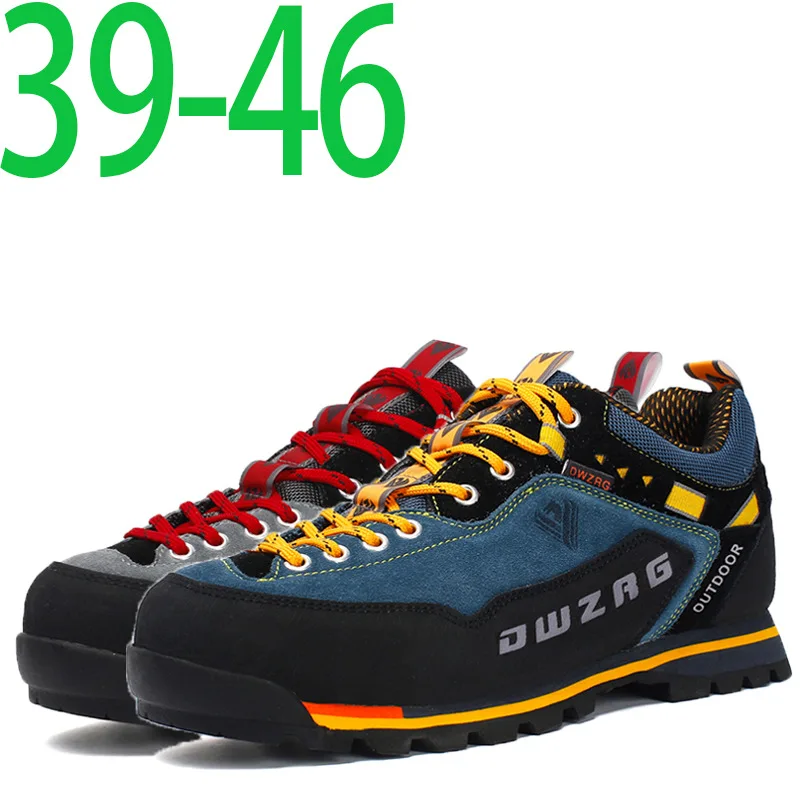 Foreign trade leather mountaineering shoes, outdoor men outdoor climbing shoes breathable leisure outdoor climbing shoes male