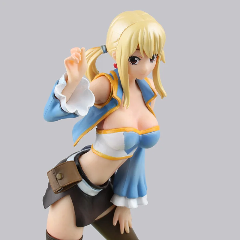 FAIRY TAIL сексуальные аниме серия Люси хартфилия жесткий PVC комода 1/7 изменить уход за кожей лица, движущаяся фигурка, Коллекционная модель, игрушка