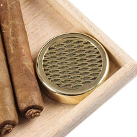 high quality tobacco mini cigar humidor humidifier round tobacco humidifying box cigar smoking moisturizing accessories