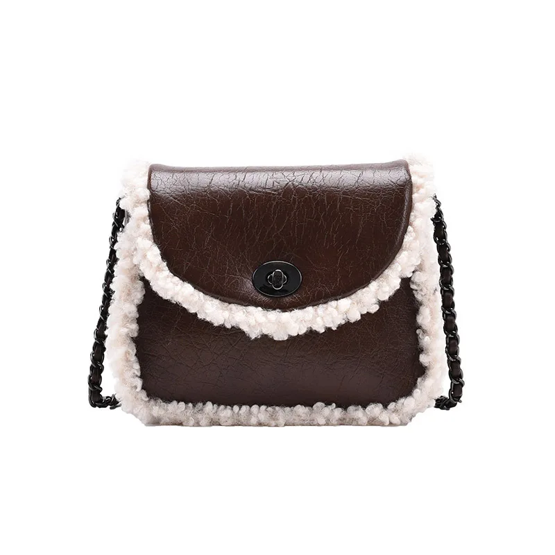 

New Flap Bags PU Lock Women Messenger Bags for Women Saddle Single Small Handbags Luxury Designer Simple Bags 2020 Top Quality