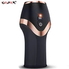 Автоматический Мужской мастурбатор, чашка-Стракер для мужчин, тренировочная гарнитура, головка, стимулятор, массажер, вибратор, интимные игрушки, машина