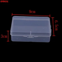 9cm 6 5cm 3cm multipurpose transparent plastic storage box clear square box zero components packaging box tool storage box
