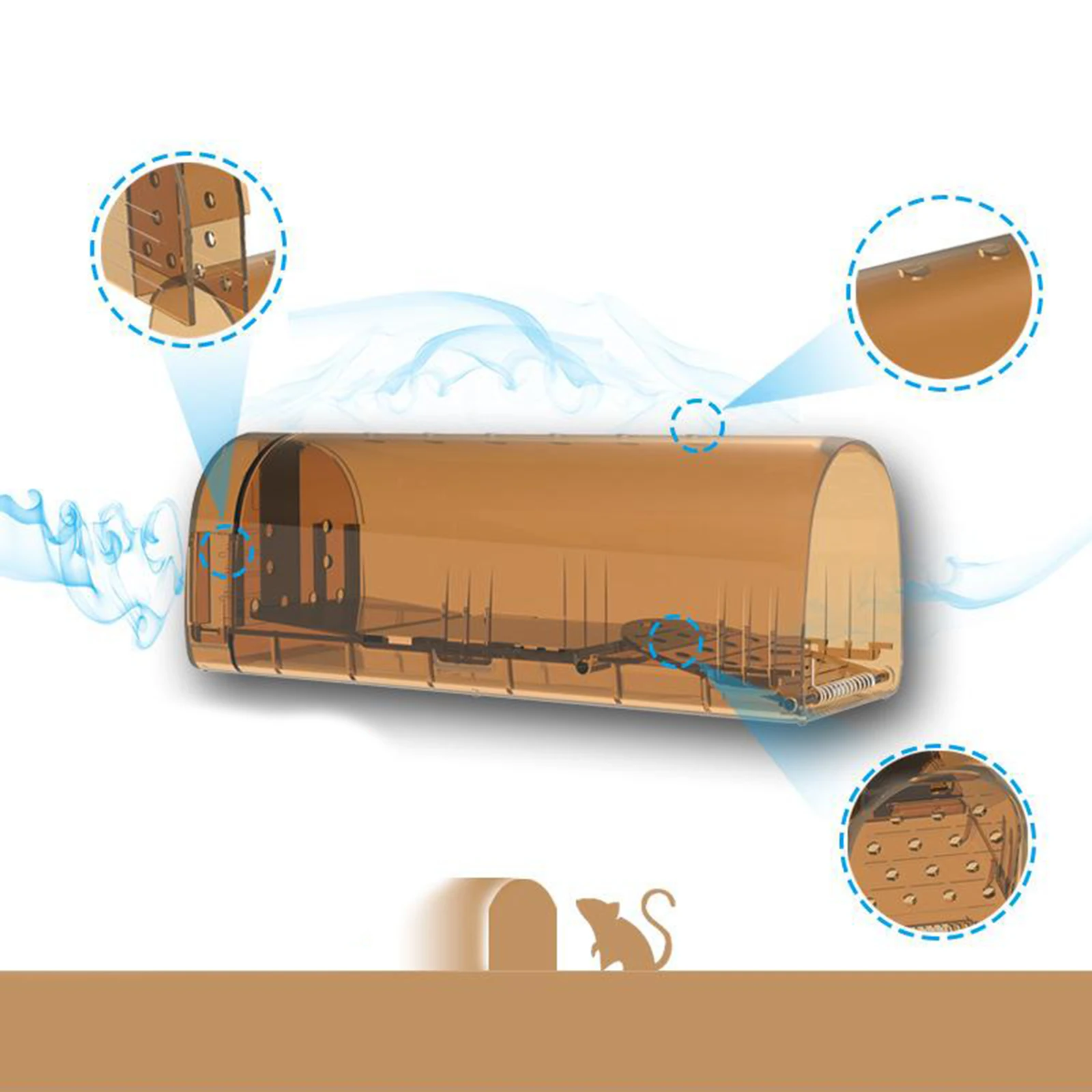 Пластиковая гуманная ловушка для мышей крыса вермина грызуны мыши хомяки