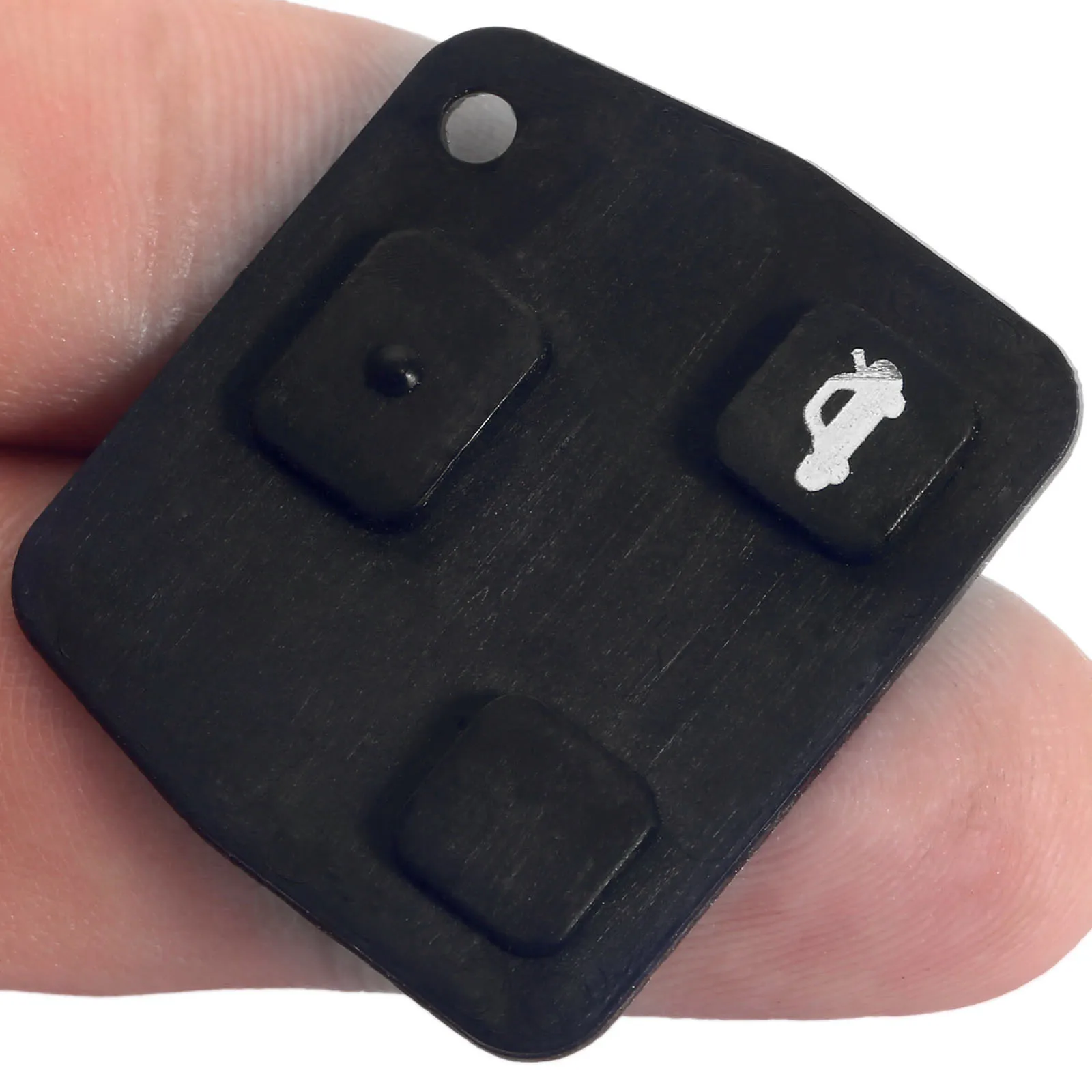 

Rubber Black 3 Buttons Replacement Remote Key Fob Repair Switch Rubber Pad Car Key Shell Cover fit for Toyota