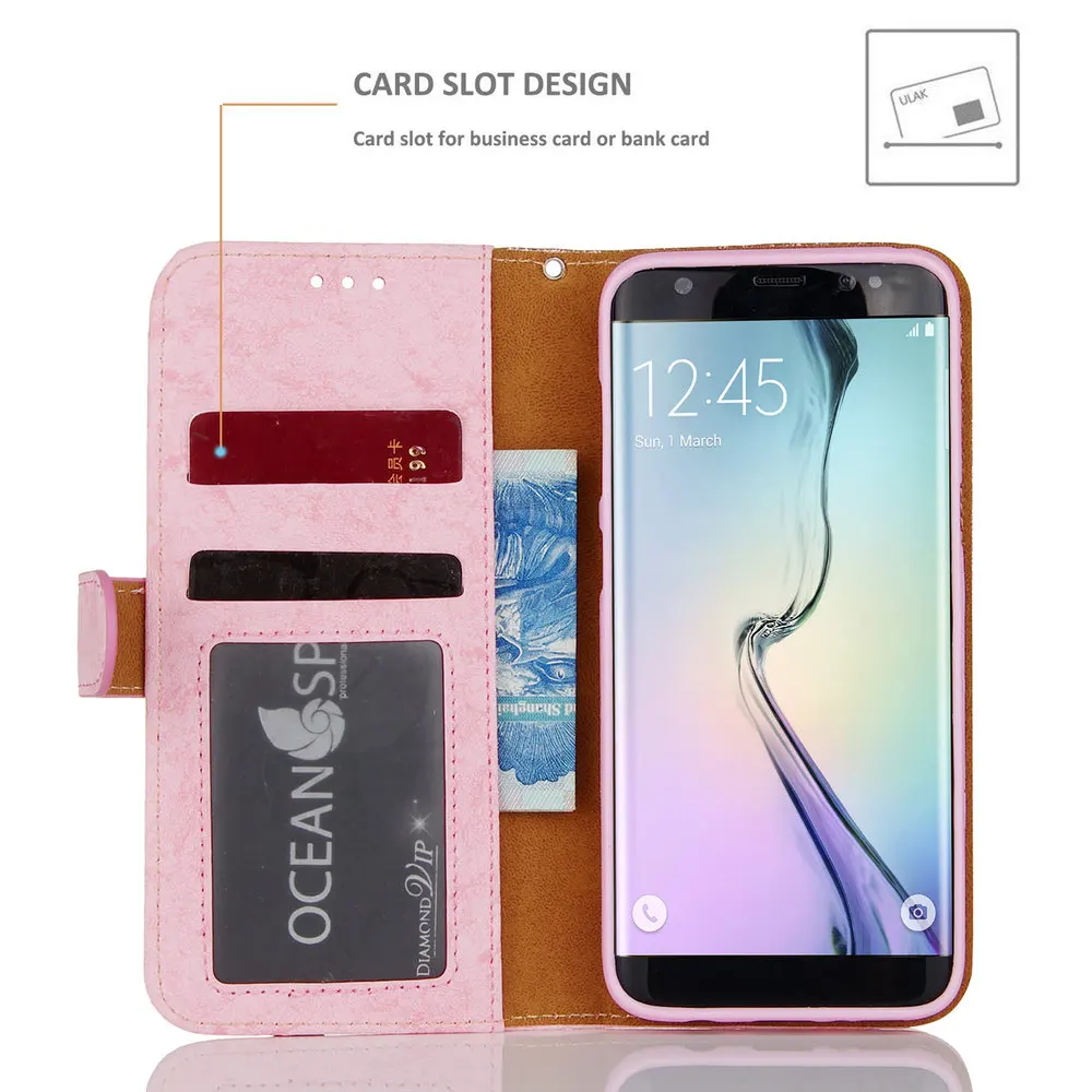 Блестящий чехол бумажник для телефона iPhone X Xr Xs 11 Pro Max кожаный кошелек 6S 6 8 7 Plus 5 5S SE