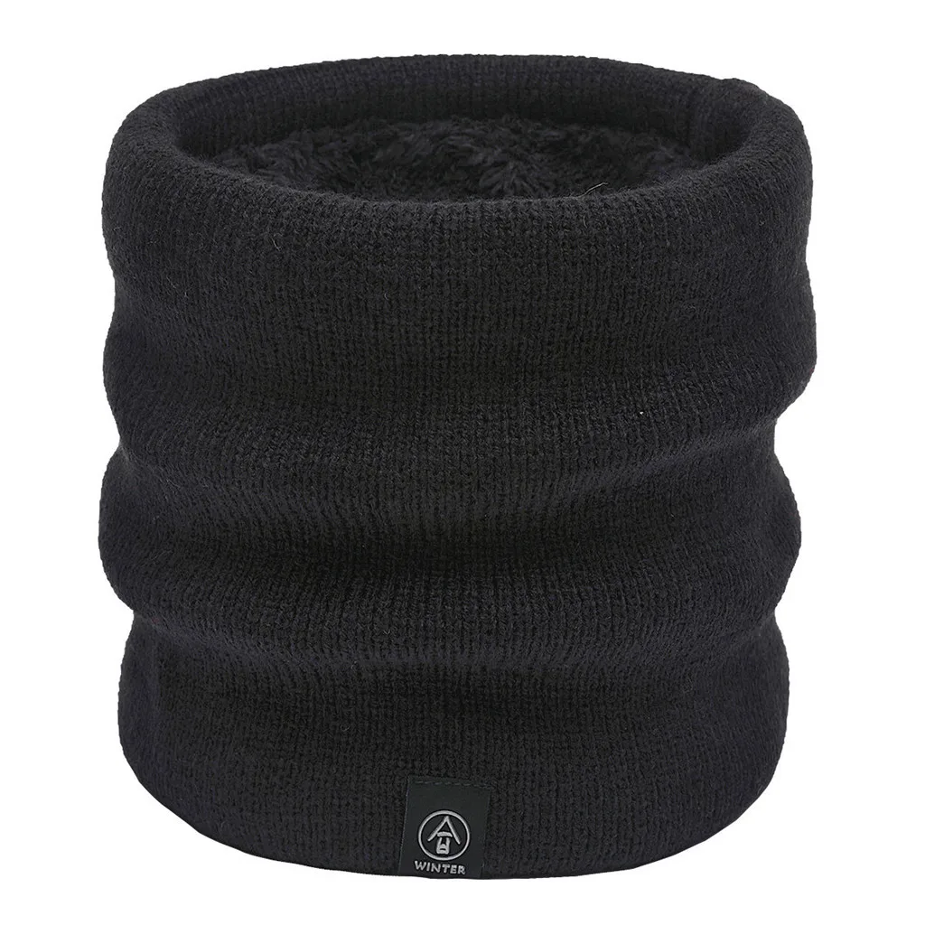 Унисекс Мотоцикл Велосипед однотонный снуд на шею теплые флисовые трикотажные