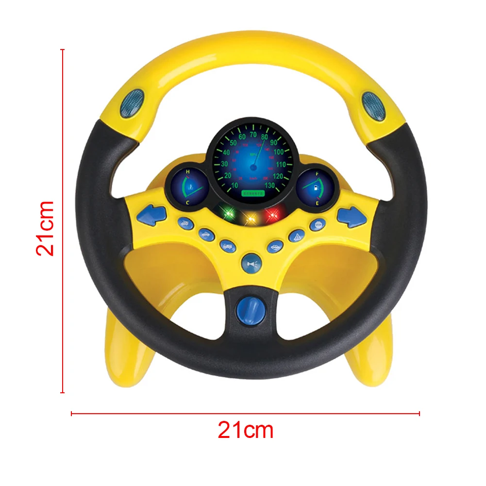 

New Eletric Simulation Steering Wheel Toy with Light Sound Baby Kids Musical Educational Copilot Driving Car Vocal Toys Gifts#38