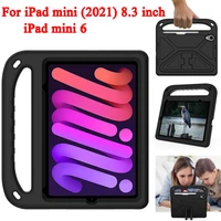 tablet cover for ipad mini 2021 mini 6 kids durable eva lightweight convertible kickstand kid proof case