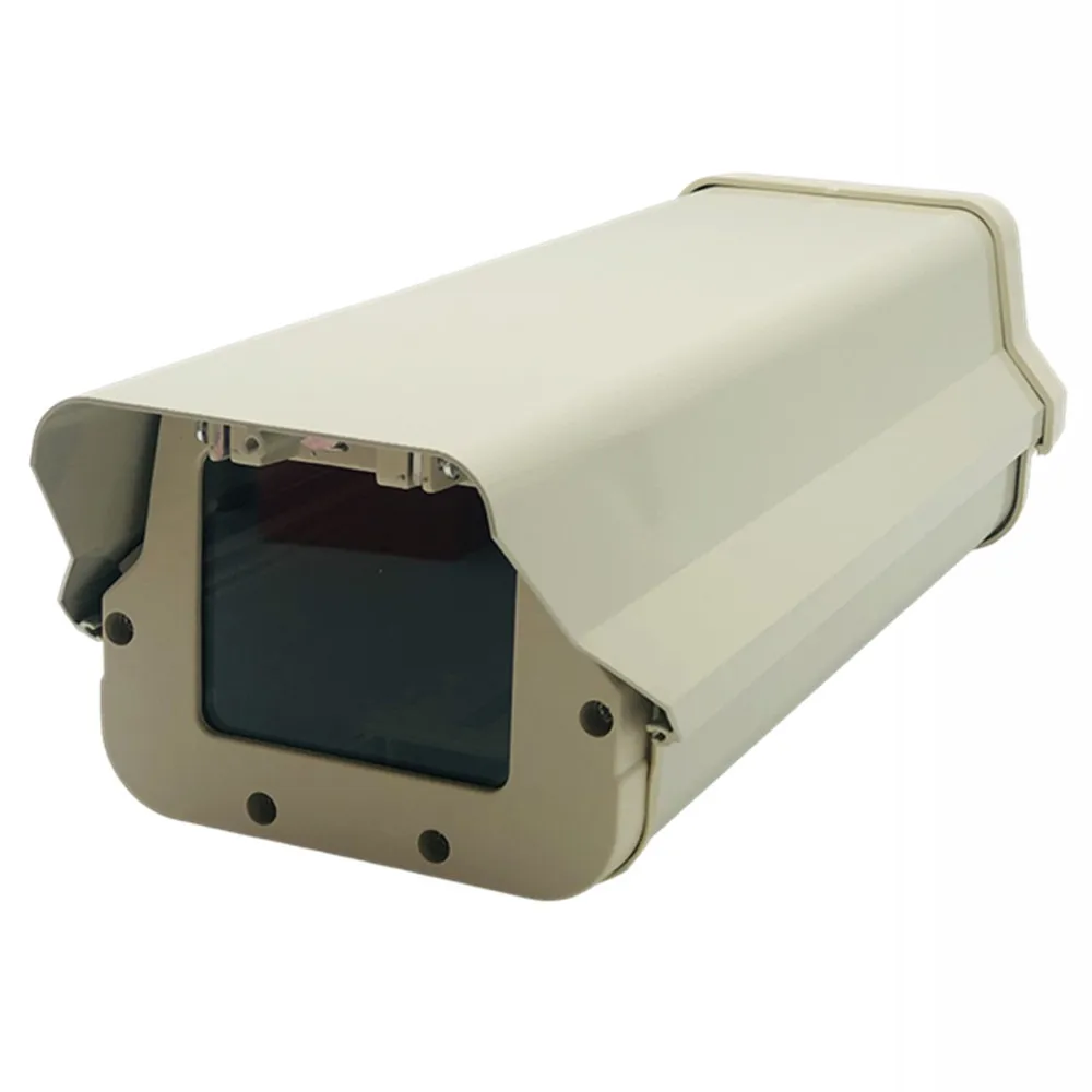 

12 Inch Indoor Outdoor Waterproof CCTV Camera Housing Cover Back Flip Aluminium Surveillance Shell Security Casing With Lock