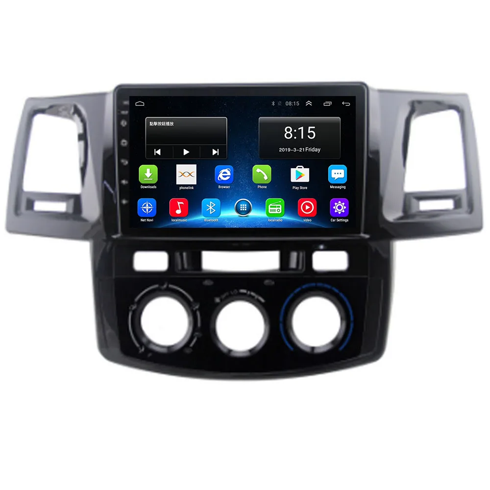 4G LTE Android10.0 для Toyotal Fortuner/HILUX Revo / Vigo 2004-2013 2014 мультимедийный стерео автомобильный