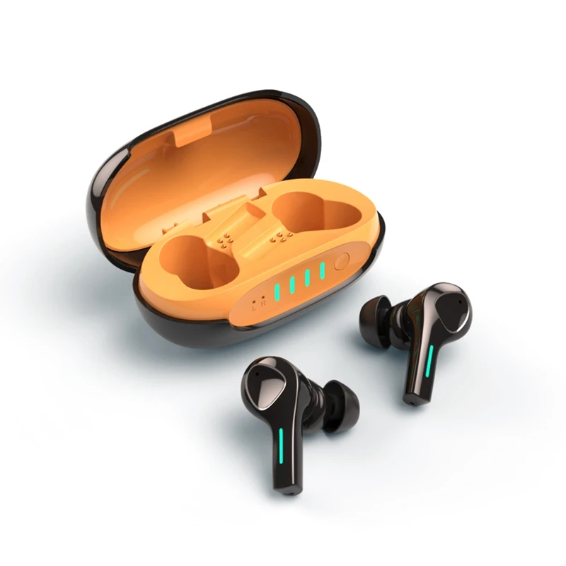 Наушники-вкладыши TWS с Беспроводной наушники свяжитесь Управление Bluetooth5.0 наушники 9D стерео Водонепроницаемый наушники-вкладыши Наушники д...