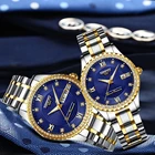 Парные часы NIBOSI, Роскошные мужские часы ведущей марки, модные кварцевые часы с автоматической датой и коробкой, мужские часы, подарки для женщин