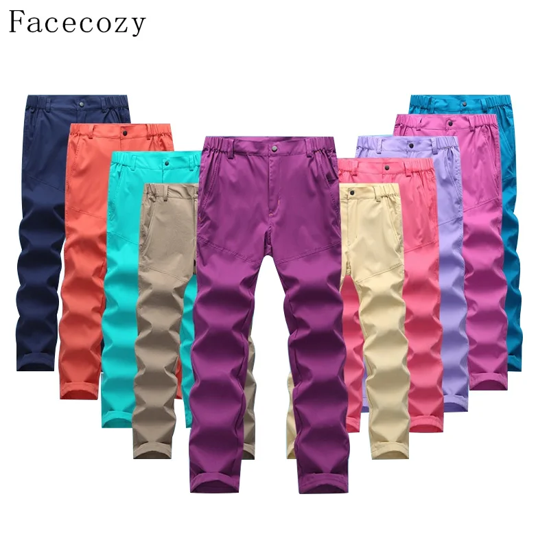 Facecozy женские уличные спортивные штаны для рыбалки Женские однотонные дышащие