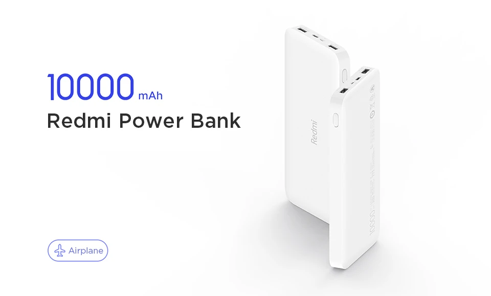 Красный mi power bank 10000 мАч usb type C mi power bank 20000 Qi быстрое зарядное устройство Портативная зарядка повербанк Внешняя батарея