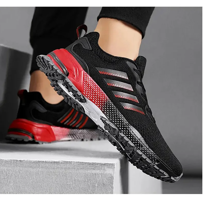 Fashion Marathon Running Shoes for Men Sneakers Breathable Comfort Jogging Walking Hiking Tennis Sports Shoes Athletic Trainers
