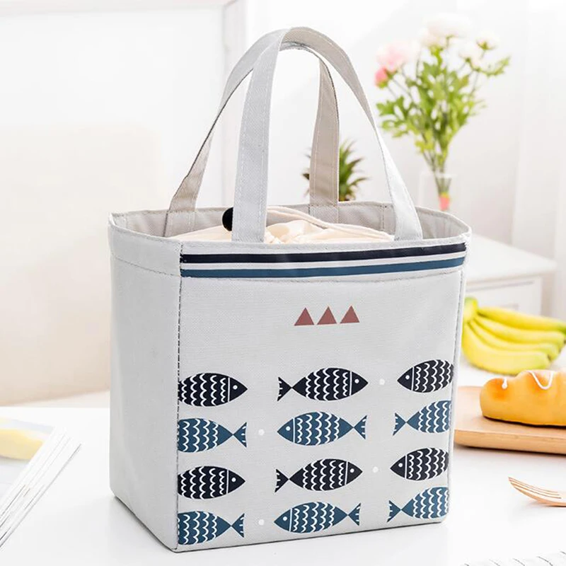

Portable Insulated Thermal Cooler Bento Lunch Box Tote Picnic Storage Bag Pouch Lunch Bags #10