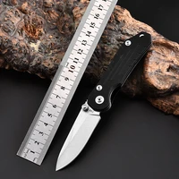 17cm g10 handle folding knife stainless steel outdoor multi function tool wilderness survival tactical knifes