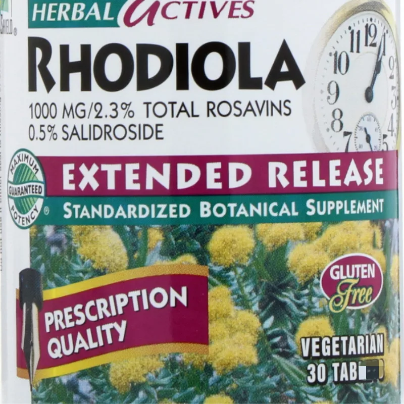 

Herbal activation, Rhodiola, slow release, 1000 mg, 30 tab