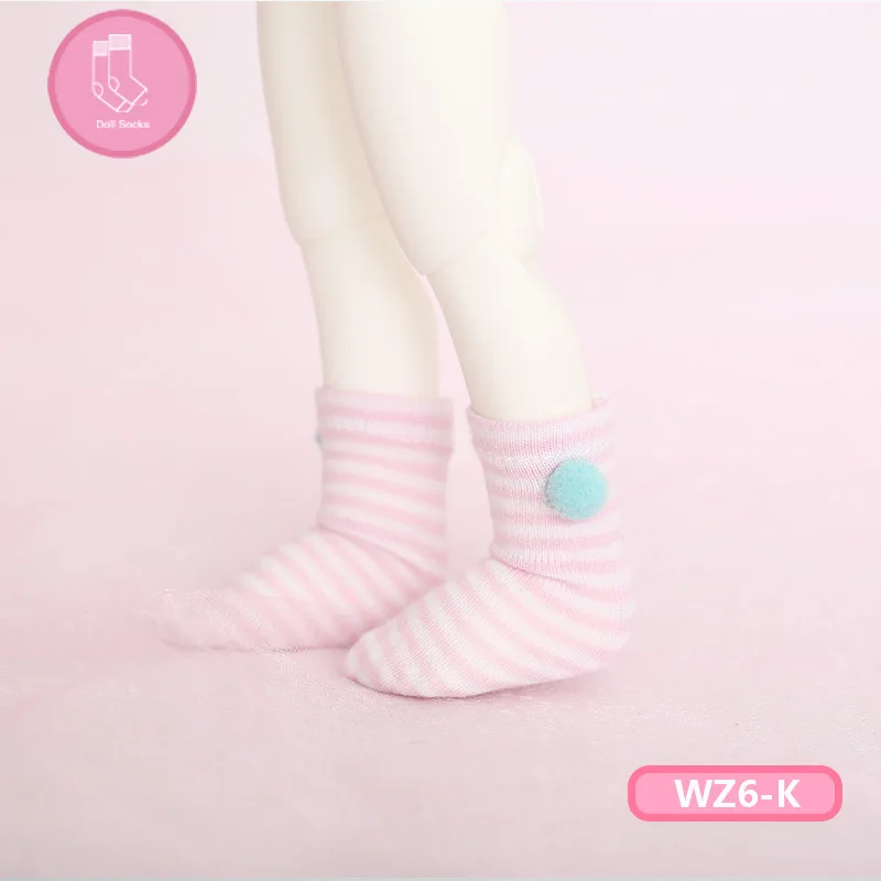 Короткие носки для куклы BJD 1 пара носков модные мини-носки-игрушки 1/6 | Игрушки и