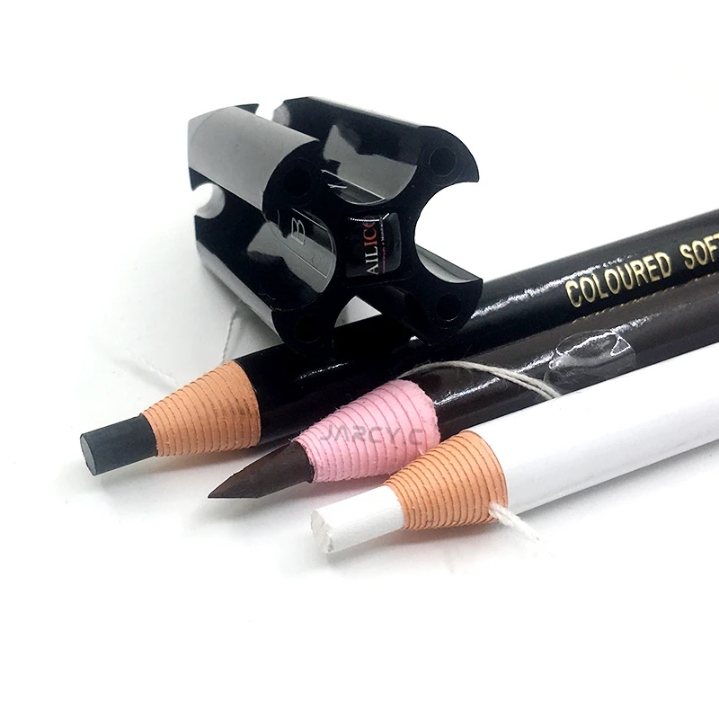 Новый карандаш для бровей Microblading набор заточки Перманентный макияж татуировки