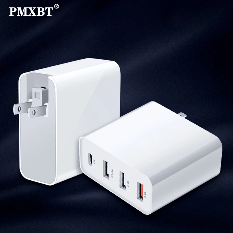 

Сетевое зарядное устройство с 4 USB-портами и поддержкой быстрой зарядки