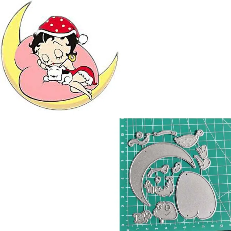 2021 Новая девушка Трафаретный вырубной штамп для Скрапбукинг фотоальбом тиснение