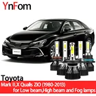 Комплект светодиодных фар YNFOM для Toyota Mark IIX,Qualis,Blit,ZiO 80-13, БлижнийДальний свет, противотуманные фары, автомобильные аксессуары, лампы для автомобильных фар