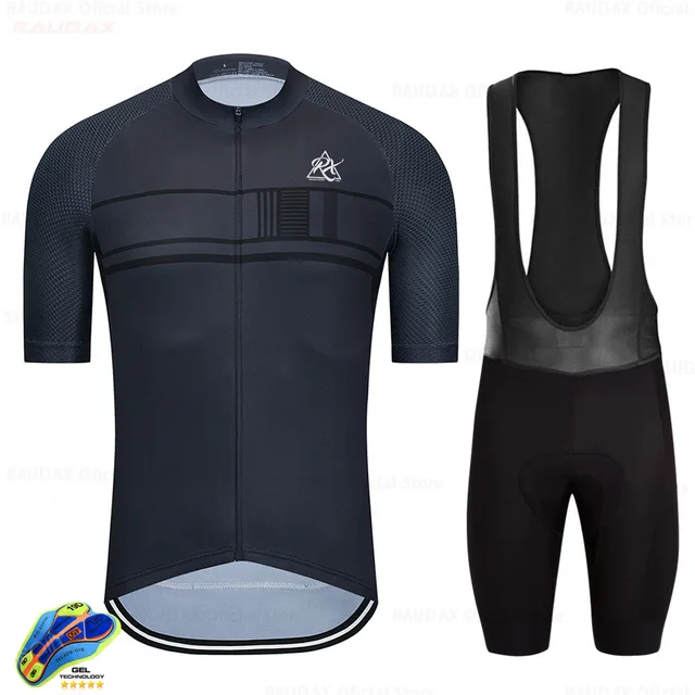 

RX-Men Cycling Jerseys Set Breathable Mountain Biking Clothing Maillot 2021