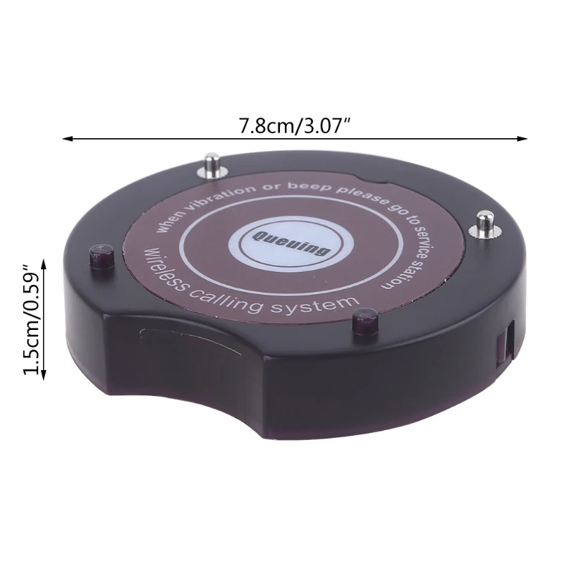 

Wireless Calling Pager Receivers for SU-668 Restaurants Guest Queuing System