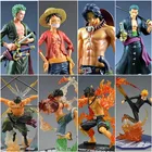 Аниме цельная фигурка Ace Shanks обезьянка D Luffy фигурка Zoro Sanji law trafalgar Sabo цельная аниме MSP ПВХ Модель игрушки