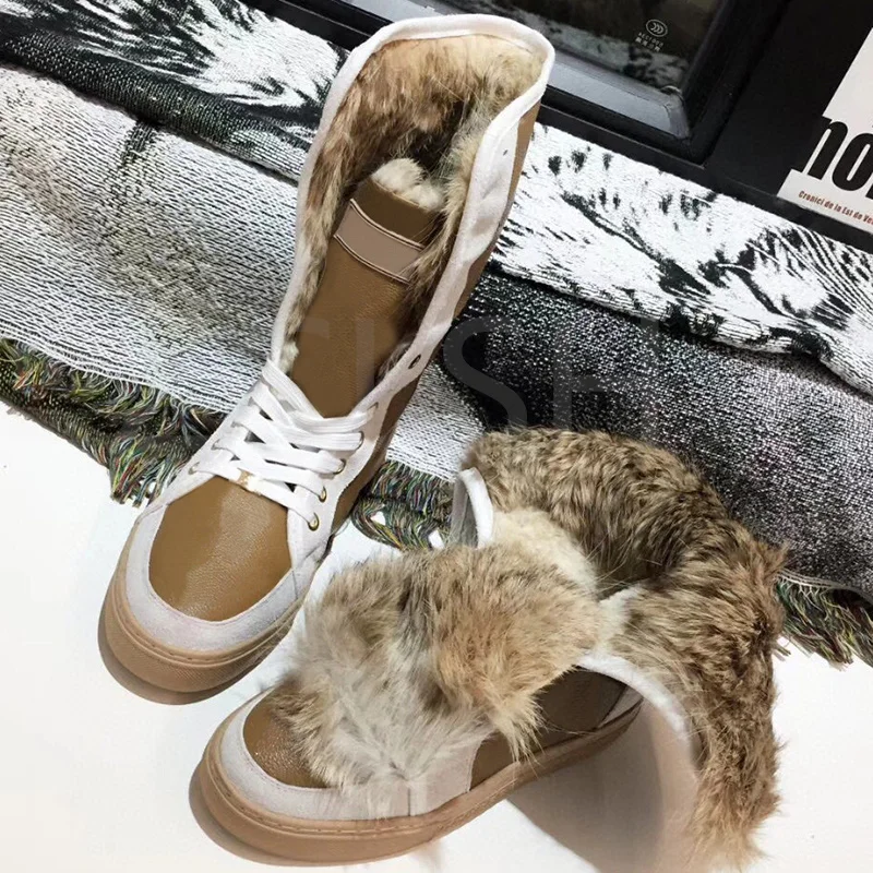 

Роскошные брендовые новые зимние ботинки на шнуровке с круглым носком высококачественные ботильоны на толстой подошве теплые женские модн...