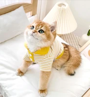 cat clothes small cats vest casual warm kitten shirt