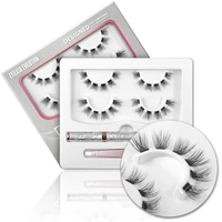 easitension cluster eyelashes kit faux cils individuel 24 clusters lash volume segmented eyelashes eyeliner kit