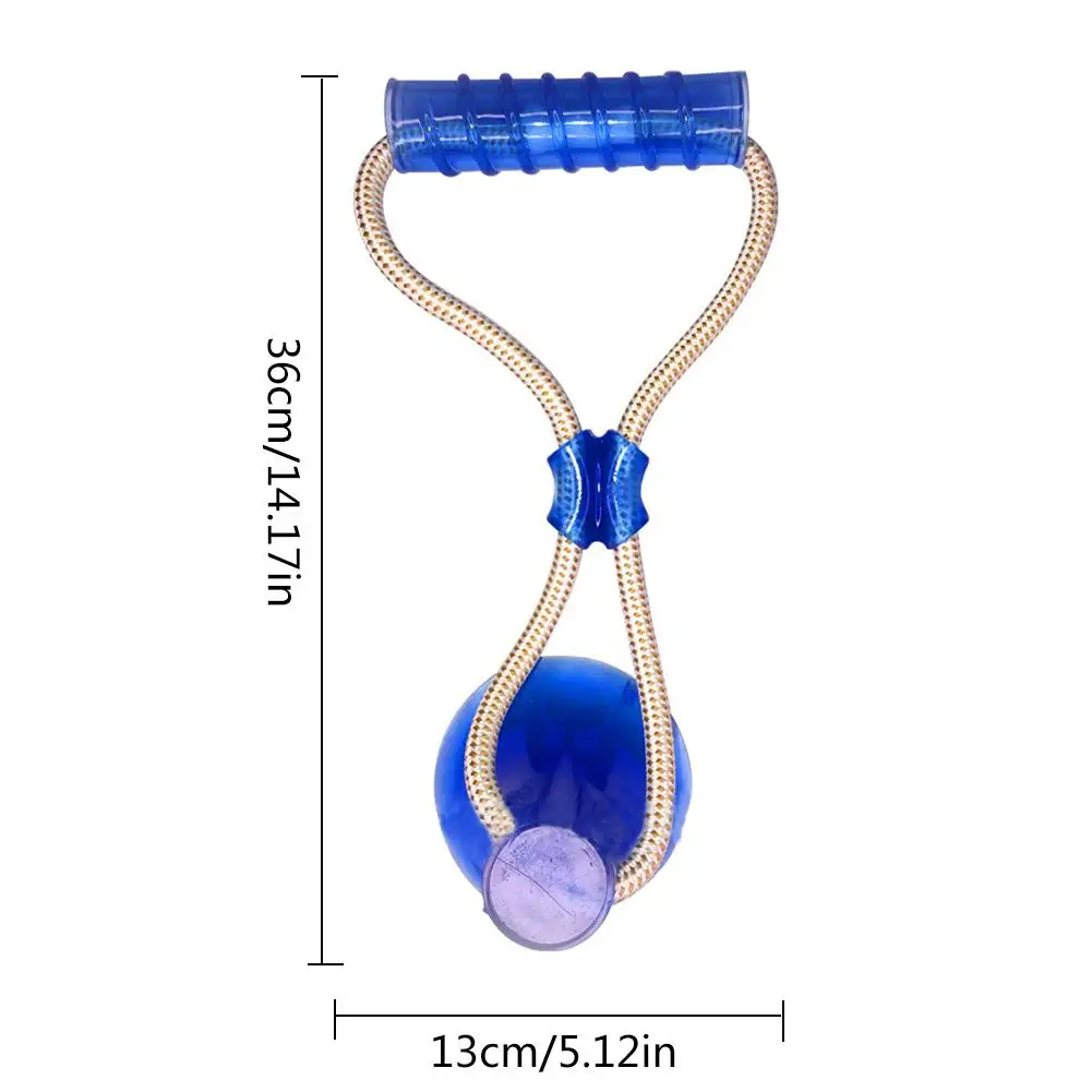 

Multifunction Pet Molar Bite Dog Toys Chew Ball Cleaning Teeth Safe Elasticity Puppy Suction Cup Dog Biting Toy Dog Training Toy