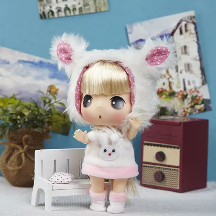 18cm Kitty Ddung 25 см Кукла Мягкие игрушки Плюшевые Косплей животные мягкие детские игрушки для девочек подарок на день рождения Kawaii Мультфильм Анжела кролик - Цвет: 18cm Kitty