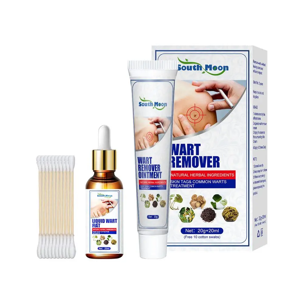 

Skin Tags Removal 2 Pcs Wart Remover Ointment Cream and Wart Remover Liquid Effective Warts Remover Ointment Skin Tags Remover
